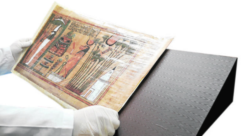 facsimil del papiro de ani de cartem transparente