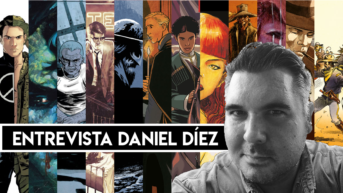 Portada de entrevista paranoia secuencial con cara de daniel diez