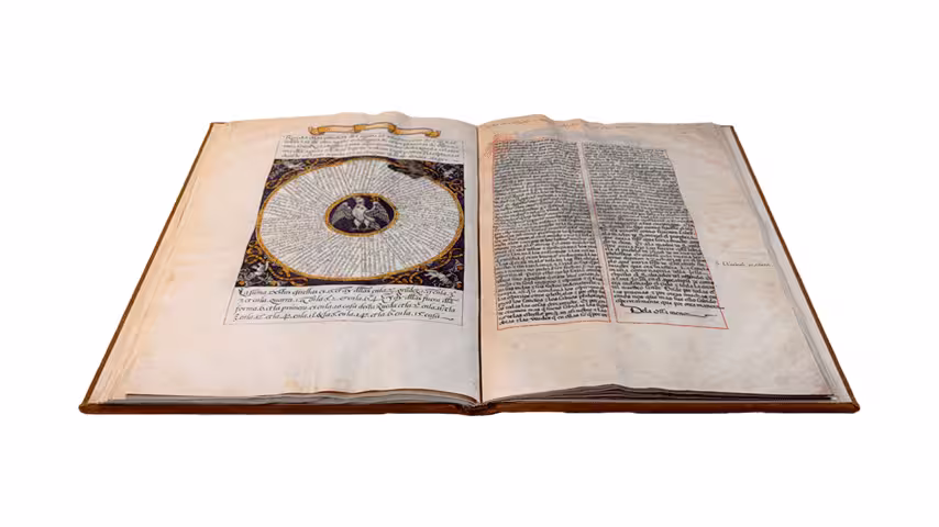 Open book - Tratado de Astrología de Alfonso X El Sabio (Traité d'astrologie d'Alphonse X le Sage)
